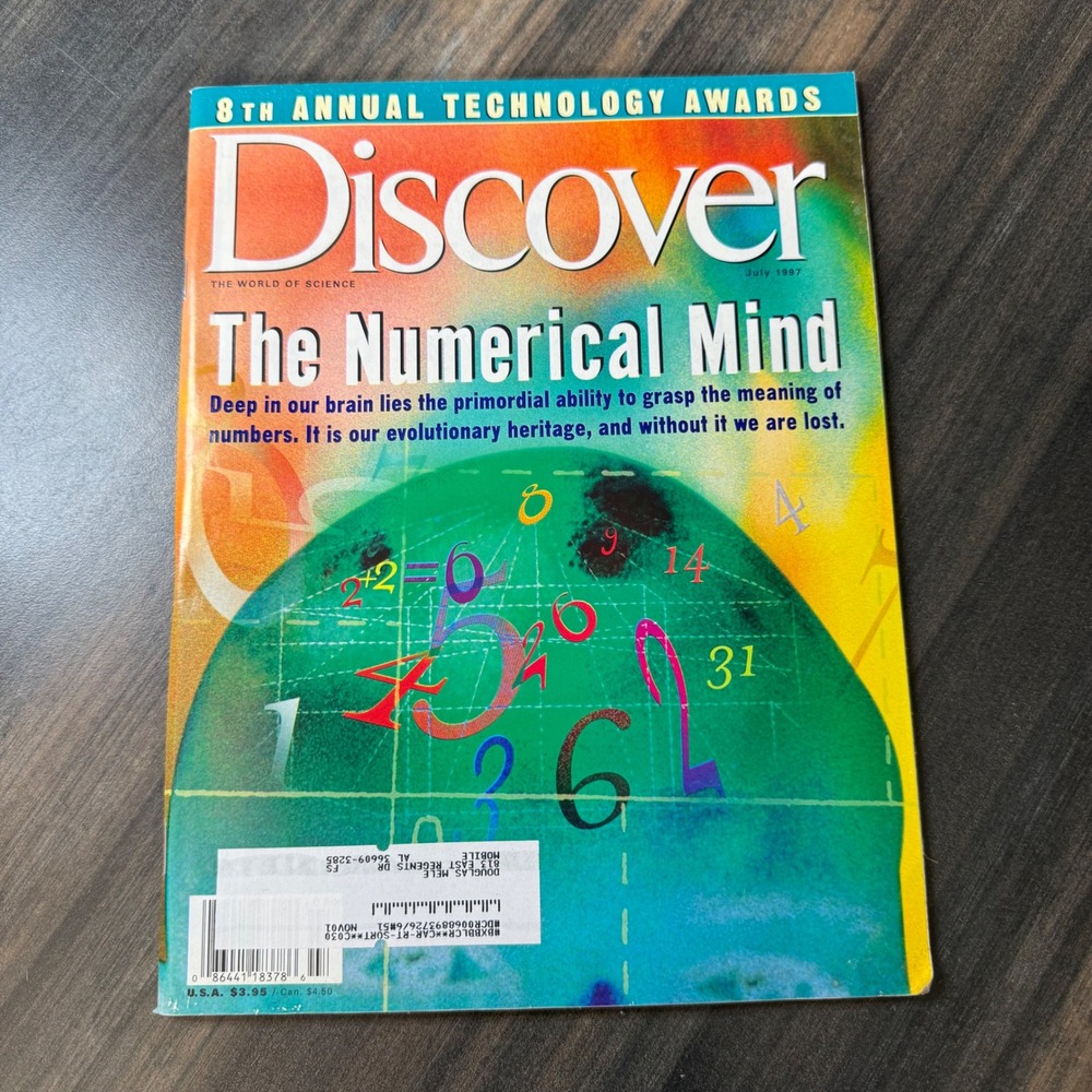 Discover Magazine‎ July 1997 The Numerical Mind 8th Annual Technology Awards